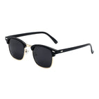 Bright black gold frame gray piece