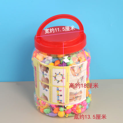 Source Factory Versatile Creative Pop Art String Beads Insert Kidsren's Beaded Toy Beads DIY Girl Bracelet Necklace