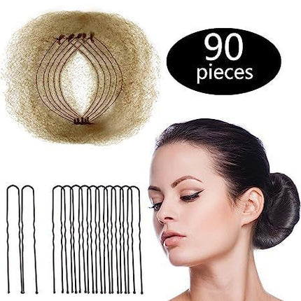 Hair Bun Maker Dance Net Bun Hairpiece Flight Attendant Hair Flower Bun Invisible Hair Net Wig Disposable Hair Bun