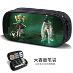 Large-capacity three-layer canvas pencil case-factory direct sales / B58400