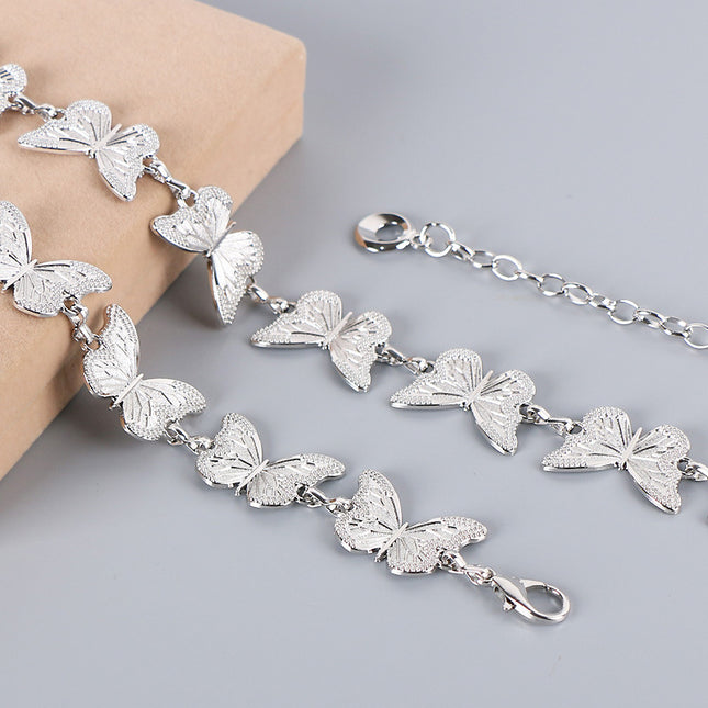 Butterfly waist chain accessories niche design Belt metal chain Korean style jk uniform accessories ins All-match Fashion Wholesale