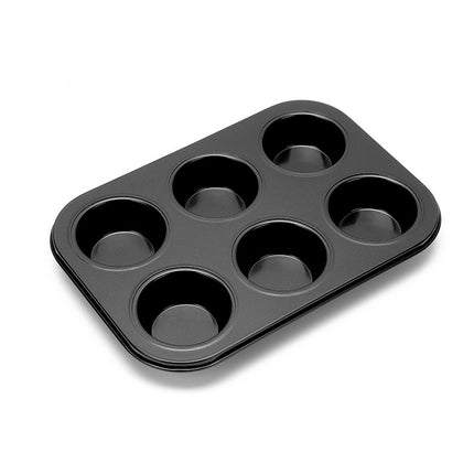 Baking Mold Mufen Small Cake Grinder Baking Six Donuts Non-Stick Household 6/12 Mold Baking Tray Tool