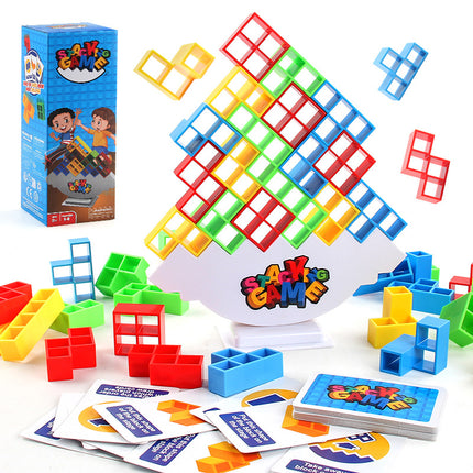 Children's Educational early education Russian jengle balance building blocks jengle rocking music parent-child interactive board game toys