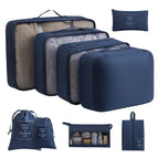 Nine-piece set/small bunch pocket/triangular bag [navy blue] / 290t twill tarpaulin