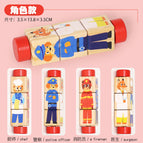 Rotating building block puzzle [character] 0.09kg