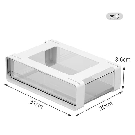 Carefully Selected Under-Desk Drawer-Style Storage Boxes, Dormitory Stationery Storage Boxes, Office Desk Hidden Storage Boxes, Makeup Storage Boxes