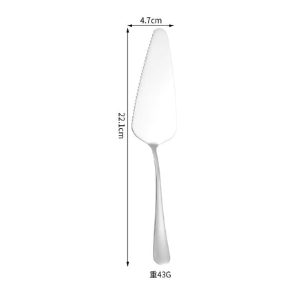 Cross-border Stainless Steel Cake Knife Shovel suit Kitchen Pizza Cutter Creative Baking Household Cream Shovel Knife Gift Box