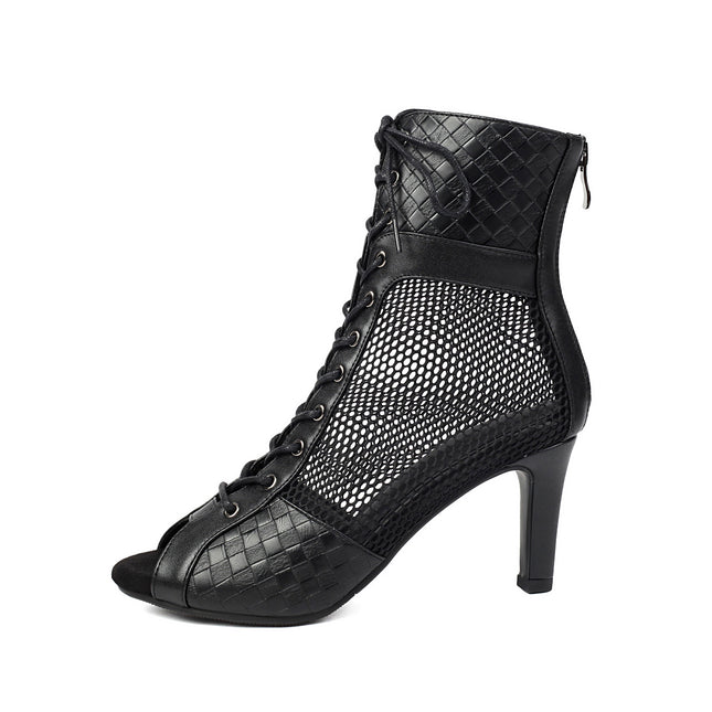 Yaochi 2025 New Model Heels Jazz Latin Cha-Cha High Heels Women's Salsa Soft-Soled Dance Boots Ultra-High Heels