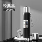 316 stainless steel material / Classic black 1000ml [tea water separation long funnel]