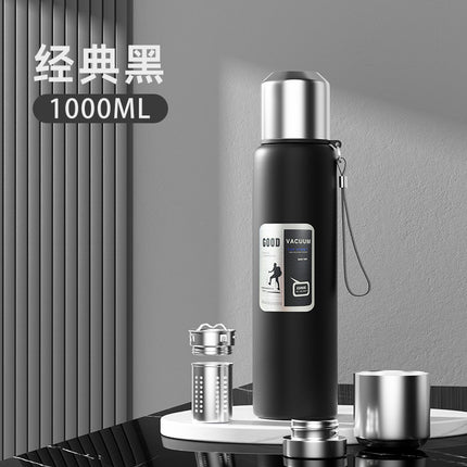316 stainless steel liner large capacity vacuum all-steel thermos cup outdoor travel mountaineering fitness portable thermos pot