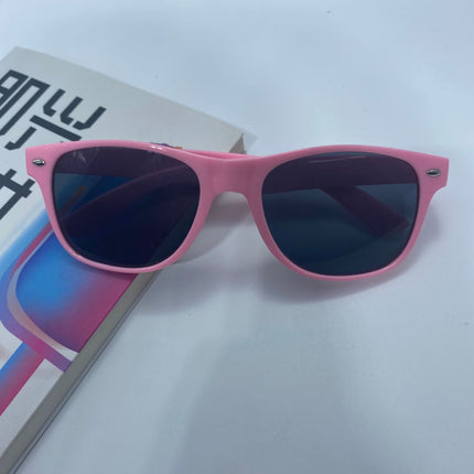 FDA can pass the drop ball test foreign trade promotional gifts sunglasses plastic sunglasses rainbow party rice nail glasses.
