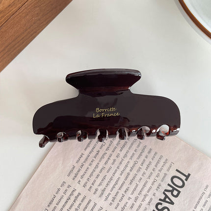 South Korea France Acetic Acid Clip Simple Retro French Elegant Elegant Hair Shark Clip Hair Clip for Women