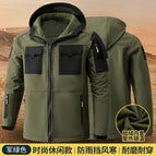 Military green jacket single top [2302] / Size 165 [recommended 45-55kg ]