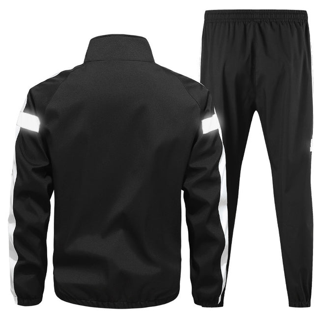 Sports suit Men's Spring and Autumn New Anti-cursor Two-piece Running Casual Sports Clothing Couple Clothing Standard