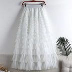 White / M (skirt length 85cm)
