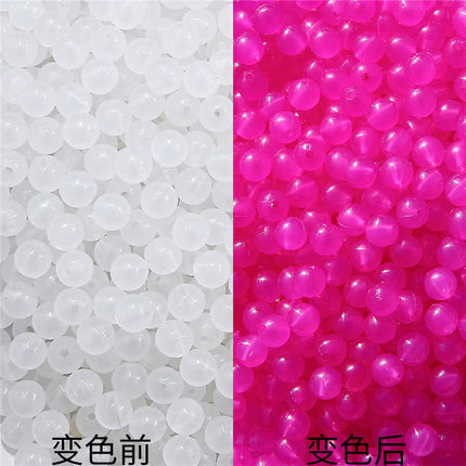 Acrylic UV Color-changing Beads Round Beads Handmade DIY Jewelry Accessories Homemade Bracelet Bracelet Beaded Material