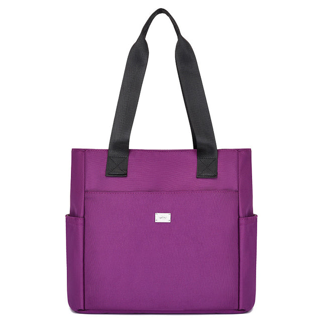 2022 New Simple Tote Bag Nylon Cloth Bag Crossbody Bag Canvas Bag All-match Large Capacity Women's Bag General Bag