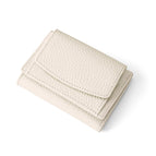 Matsuoka [rice White] inside and outside full layer cowhide / 10*7*3CM