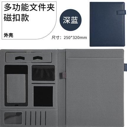 Multifunctional Document Information Booklet, Information Folder, Leather Manager Folder, Single Book