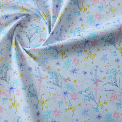 145cm Wide 40 Count Poplin Pure Cotton Fabric Plain Cotton Fabric Shirt Dress Hair Tie Handmade DIY Cloth