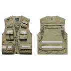 8898 khaki with reflective strips / 3XL