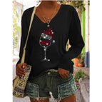 Black-hat wine glass / XXL