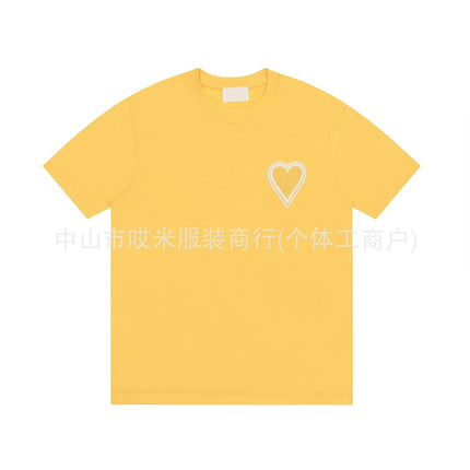 2024 European and American Trendy Brand Spring and Summer New Three-Dimensional Big Red Logo Unisex Wholesale Dropshipping