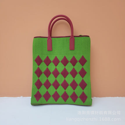 2025 New Mobile Phone Bag, Fashionable Handbag, Large Capacity Woven Portable Casual Work Clothing High-End Bag, Small Bag