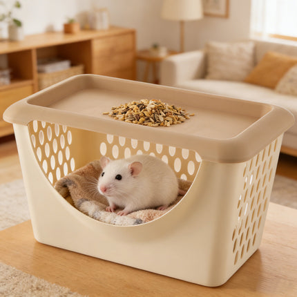Living Room Toy Storage Multi-Layer Children's Building Block Storage Box Plastic Household Dirty Clothes Basket Desktop Miscellaneous Box Pet Bed