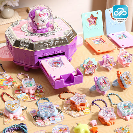 Cross-Border Creative Magic Rabbit Sticker Guka Machine DIY Handmade Jewelry Versatile Guka Girl Birthday Toy DIY