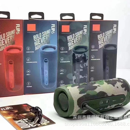 For foreign trade FLIP 60000 flower tube 7 generation bluetooth speaker wireless mini outdoor portable subwoofer waterproof audio