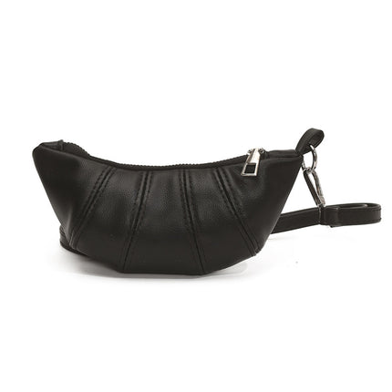 Halter Neck Niche Cute Croissant Bag Fashion Trend Mini Dumpling Bag Crossbody Bag High-End Shoulder Bag