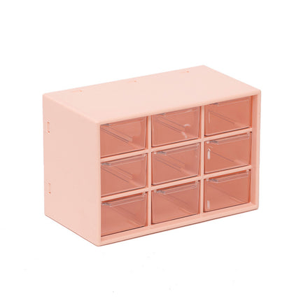 Four Six Nine Palace Storage Box Desktop Small Drawer Mini Hand Account Cute Dormitory Rack Daily Storage Box