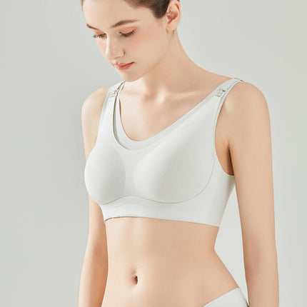 Breastfeeding Bra plus size New Anti-rising Milk High-elastic Parm Anti-sagging Pregnant Women Breastfeeding Underwear Pregnant Women's Bra