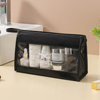 Aircraft logo toiletry bag-black