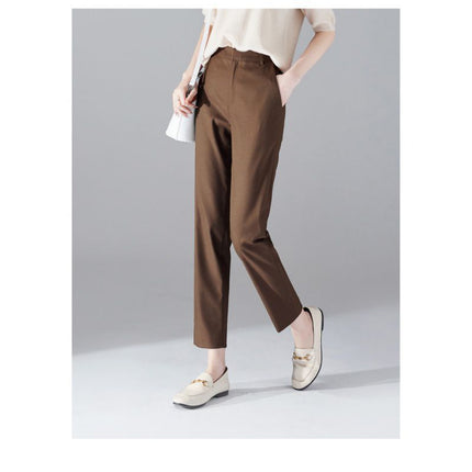 Counter quality commuter pipe pants women's suit pants 2025 spring and summer new all-match straight casual pants for children