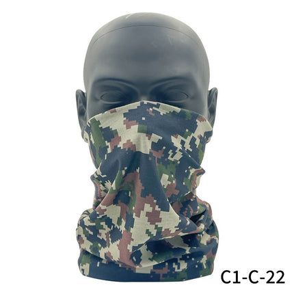 Outdoor Seamless Versatile Magic Headscarf for Men and Women, Cycling Mask, Neck Gaiter, Windproof Neck Scarf, Summer Sun Protection, Quick-Drying