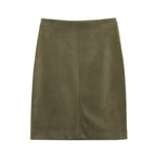 Army green skirt / S