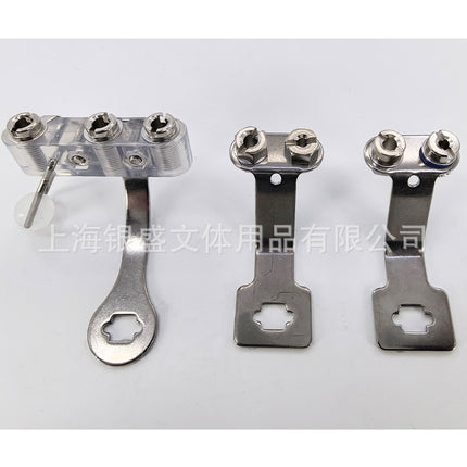 Foil Sabre Fencing Epee Parts with Replacement Sword Head Bracket Hand Guard Conductive Wire Repair Tool