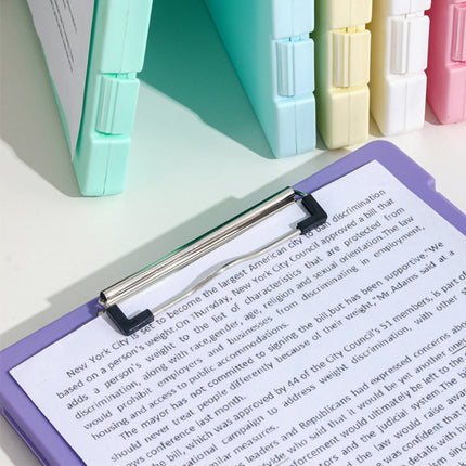 A4 folder student writing pad paper data storage box multi-functional office file storage box