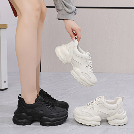 Zhao Si Lu's Same Style Internet Celebrity Dad Shoes for Women, 2025 New Versatile Casual Shoes, Women's Thick-Soled Breathable Casual Sports Shoes