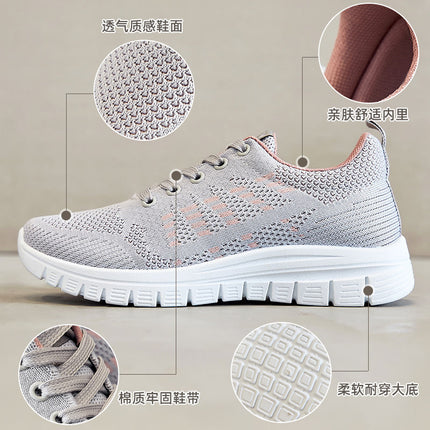 Women's Sneakers 2026 Summer New Style Foreign Trade Women's Shoes Wholesale Fashionable Running Shoes Soft Sole Comfortable Cross-Border Women's Shoes