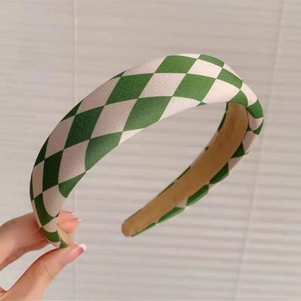 Mesh Pearl Flower Blue Face Wash Hair Hoop Female High Cranial Top Internet Red 2022 New Hair Clamp Pressure Hair Hoop