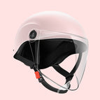 One size fits all / Autumn helmet frosted powder + long mirror transparent mirror