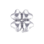 18inch silver four leaf clover
