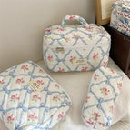 Blue bow / Large [handbag]