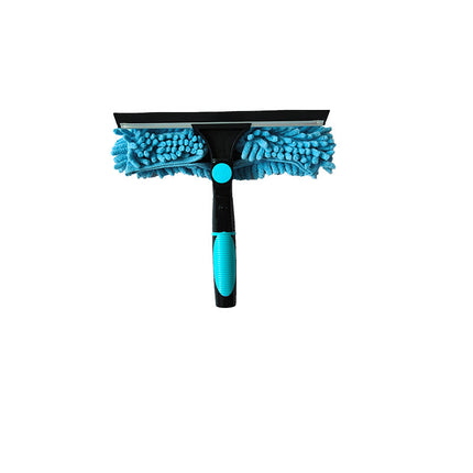 Cross-Border 2-in-1 Window Cleaning Scraper, Glass Cleaning Brush, Wiper, Glass Scraper, Double-Sided Glass Cleaning Tool