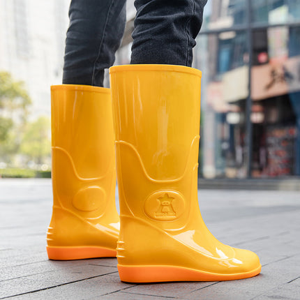 Special Rain Boots for Pig Farming, Anti-Stone and Debris Flats-Soled Anti-Slip High-Top Rain Boots for Men and Women, Special Water Shoes for Farms, Overshoes