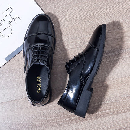Men's Casual Leather Shoes Business Dress Leather Shoes Men's Shoes Casual British Fashion Korean Breathable Men's Groom Wedding Shoes