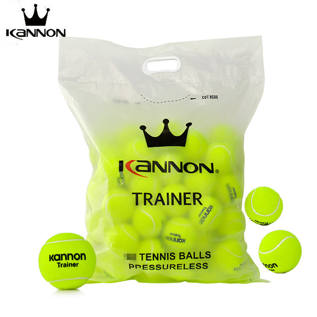 KANNON Kang Long Guanqun Junior High School Advanced Training Tennis Adult Pressureless K8 Pressure Constant Long-lasting Thai Made 48 Pack